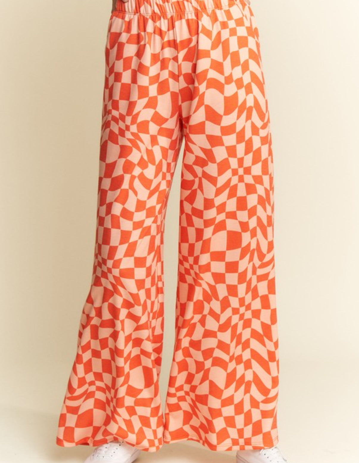 Wavy Checkered Pants