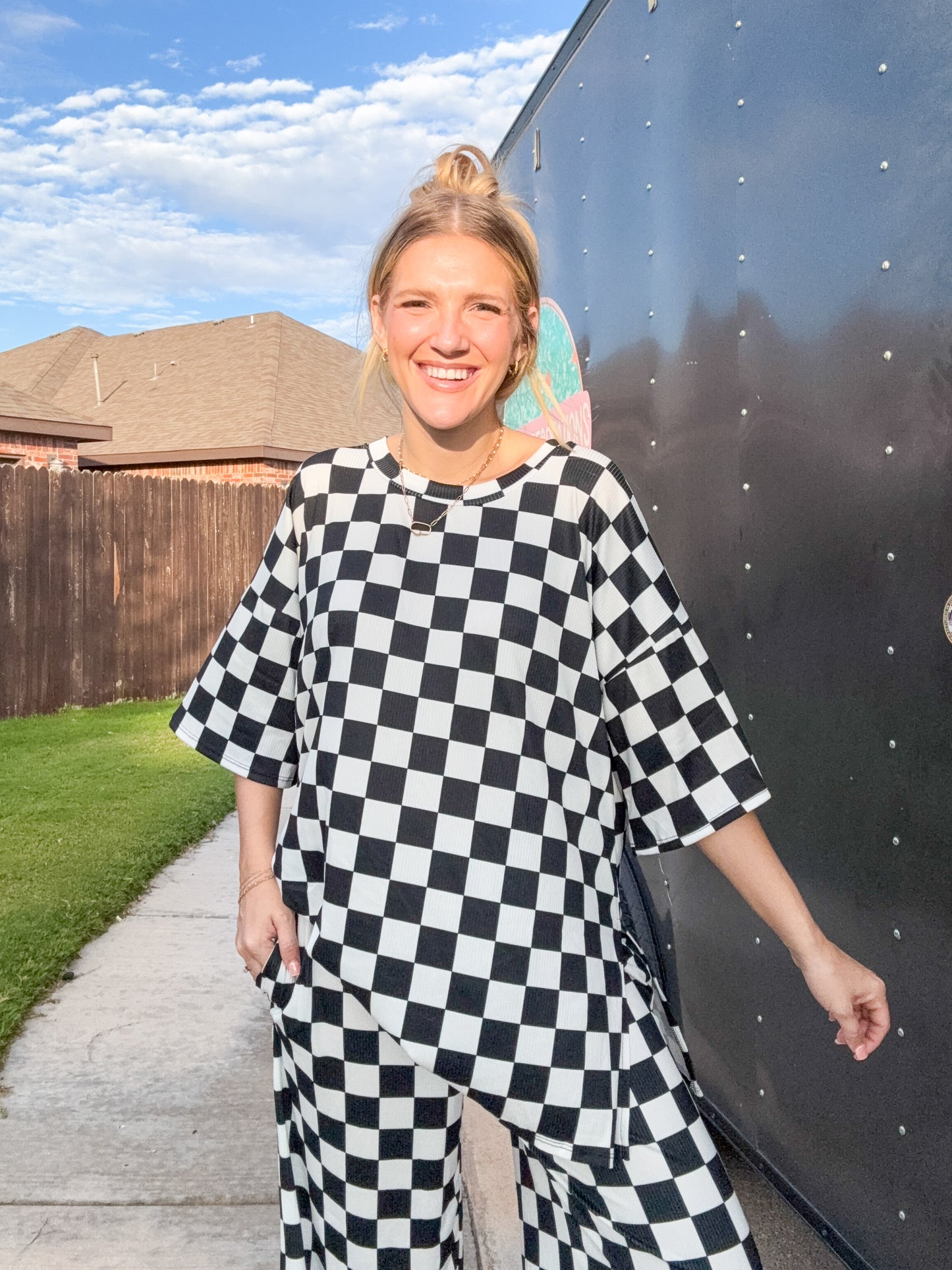 Checkered Lounge set