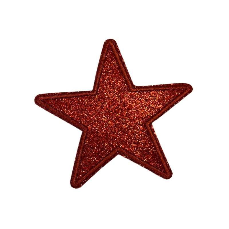 Glittery star patch
