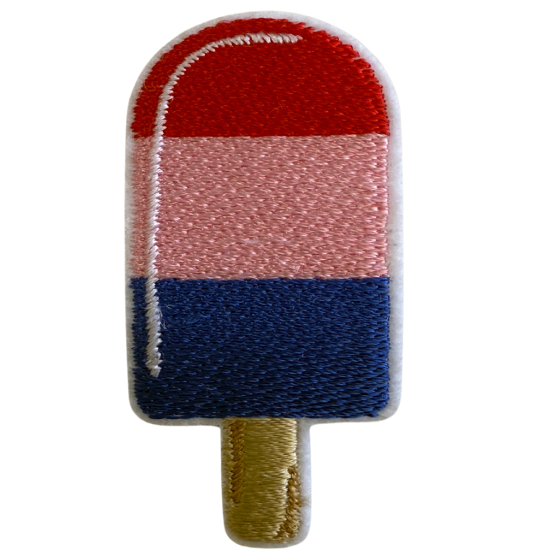 Striped popsicle patch