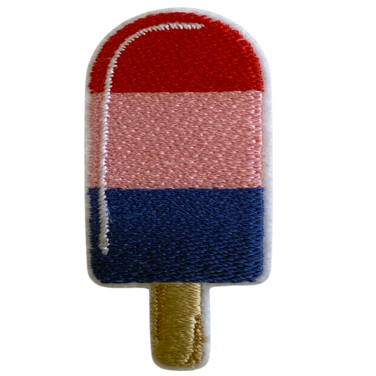 Striped popsicle patch