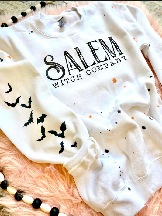 Splatter Salem Witch Crewneck