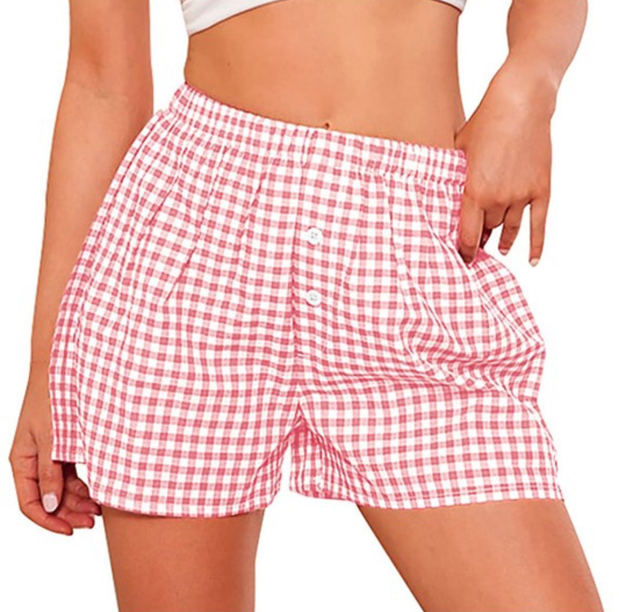Plaid Boxer shorts