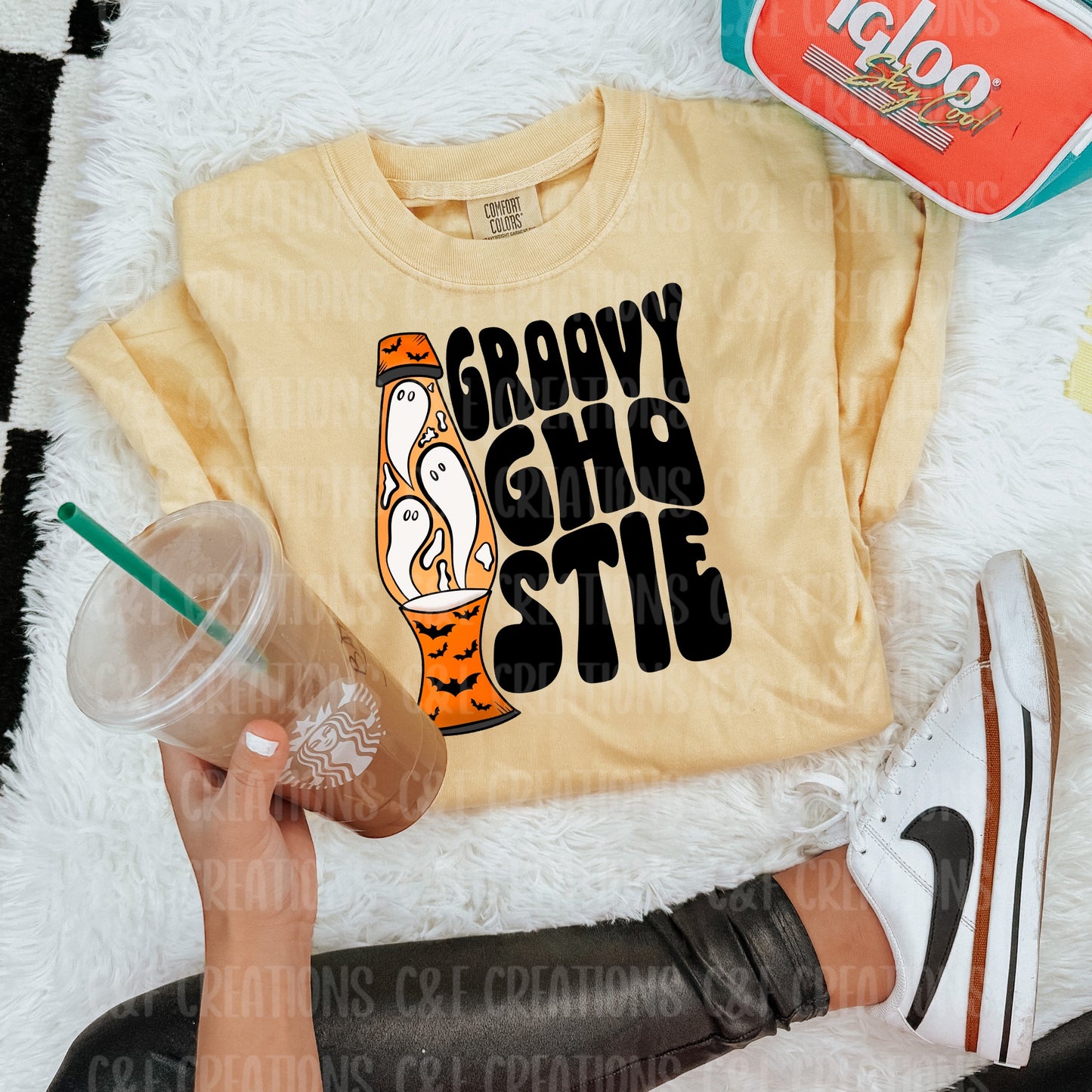 Groovy Ghostie Comfort Tshirt