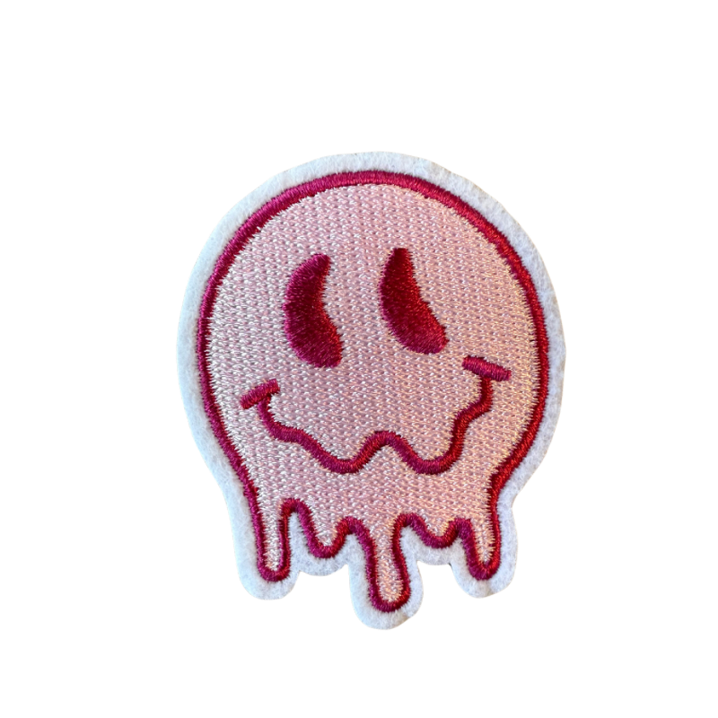 Melted smiley patch