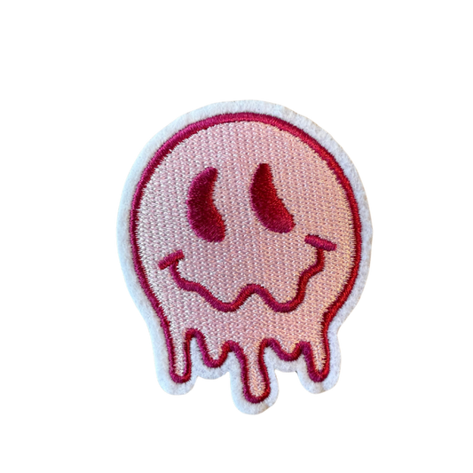 Melted smiley patch