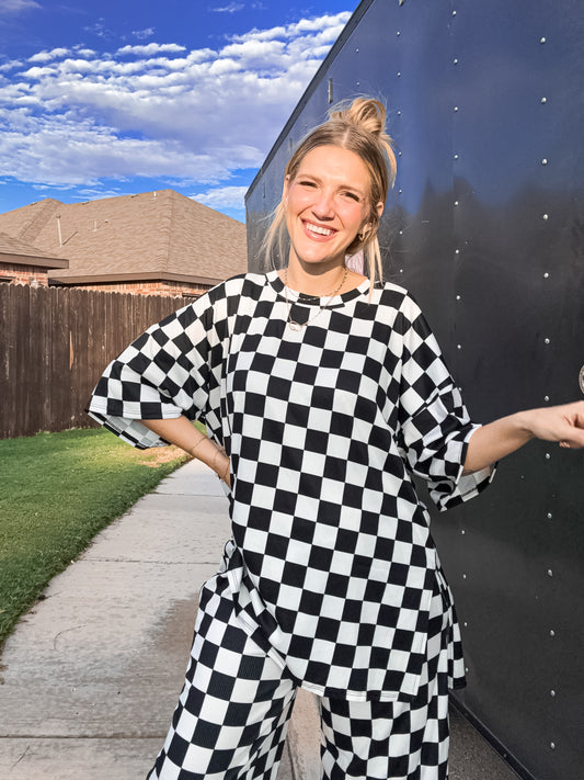 Checkered Lounge set