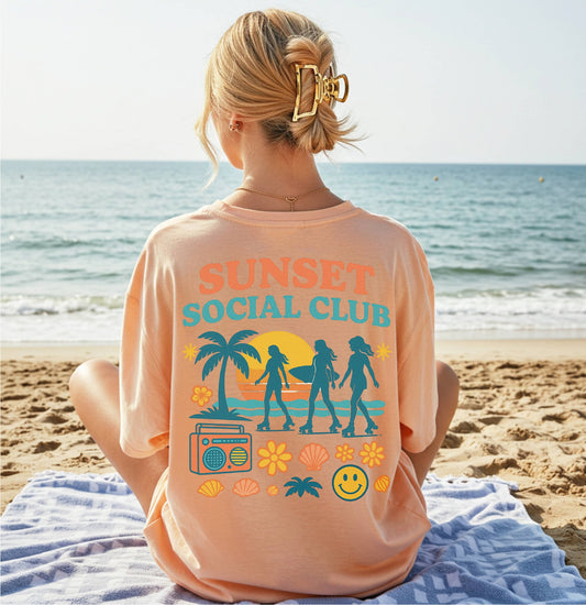 Sunset Social Club Tee