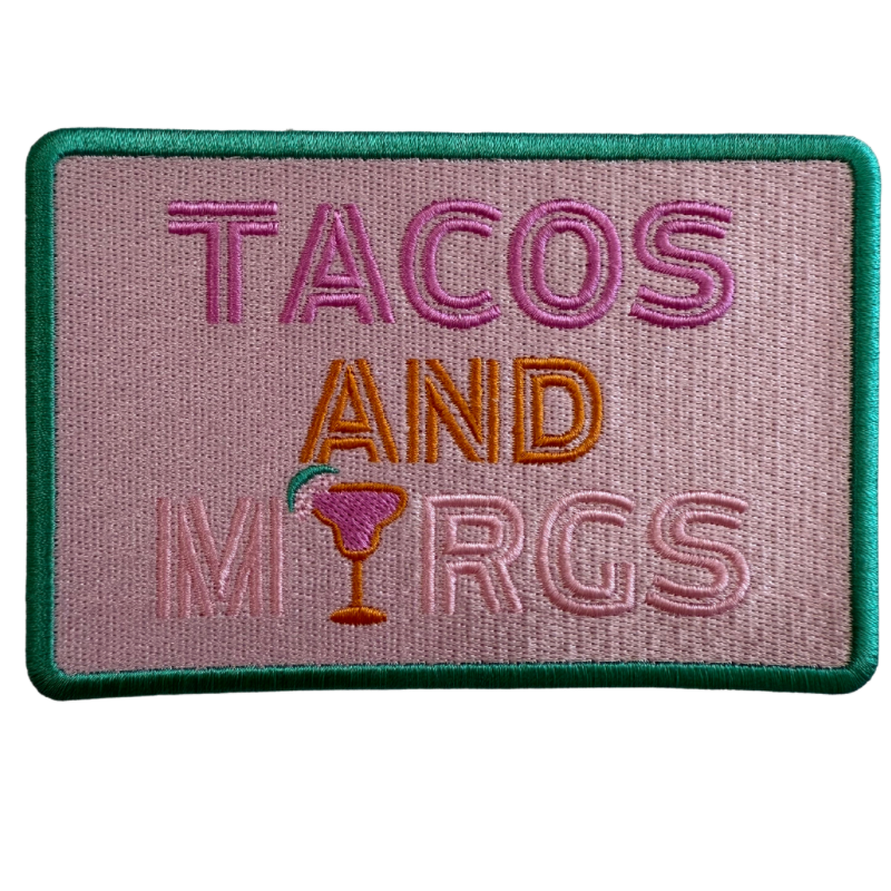 Tacos and margs patch