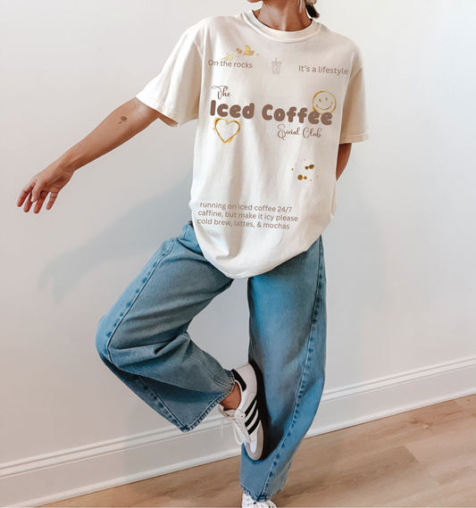 The Ice Coffee social club Tshirt