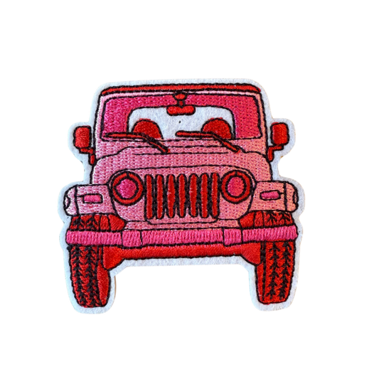 Pink jeep patch