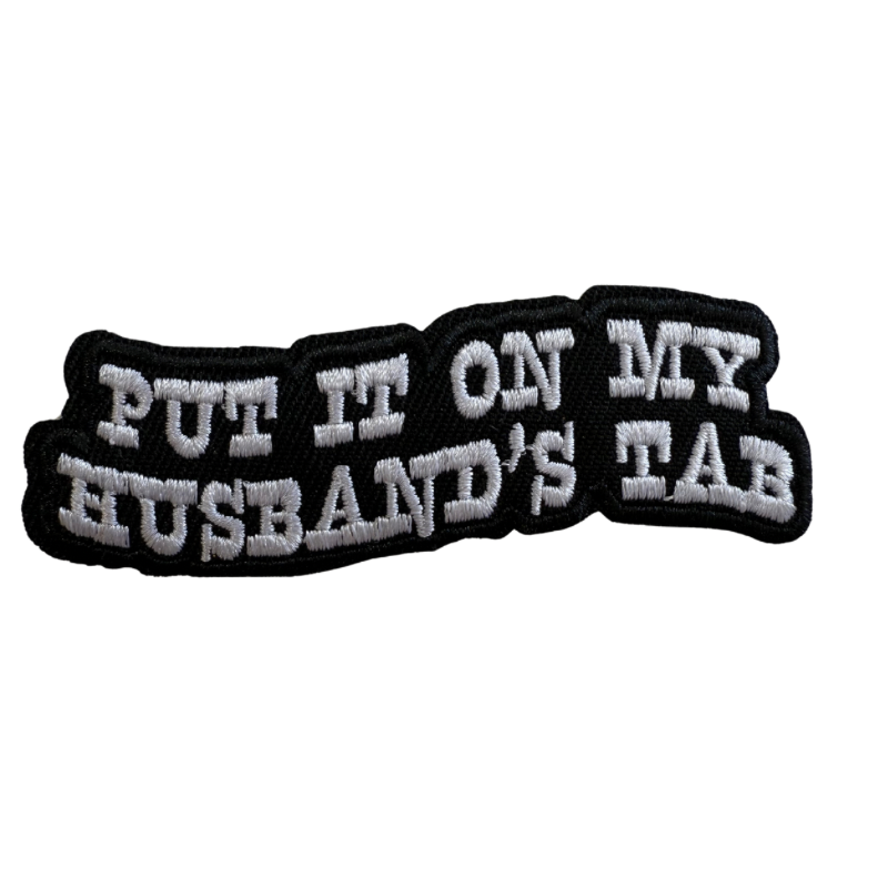 Put it on my husbands tab patch