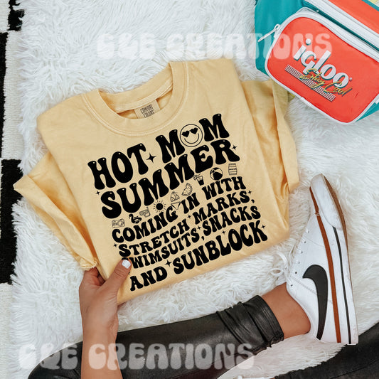 Hot Mom Summer Tshirt